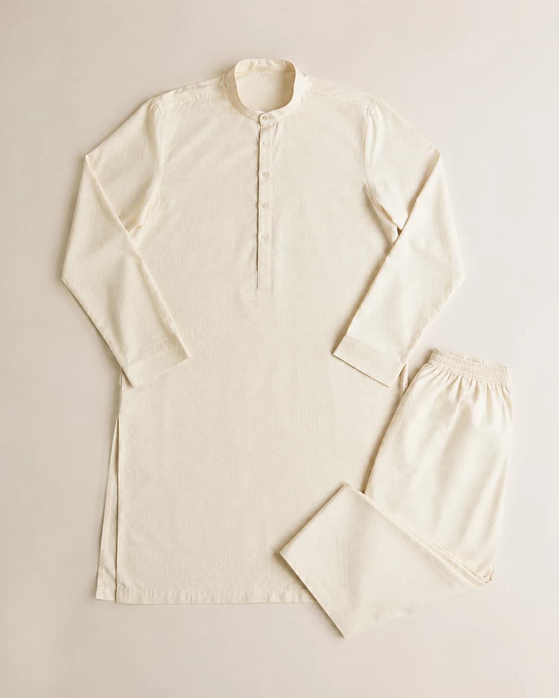 Rayan Ivory Cotton Kurta Trouser